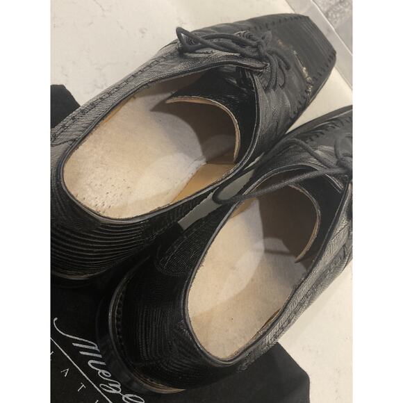 Mezlan “ Genuine Lizard “ Ferrari Black Size 9.5M ( With Dust Bags & Box ) - Picture 7 of 12